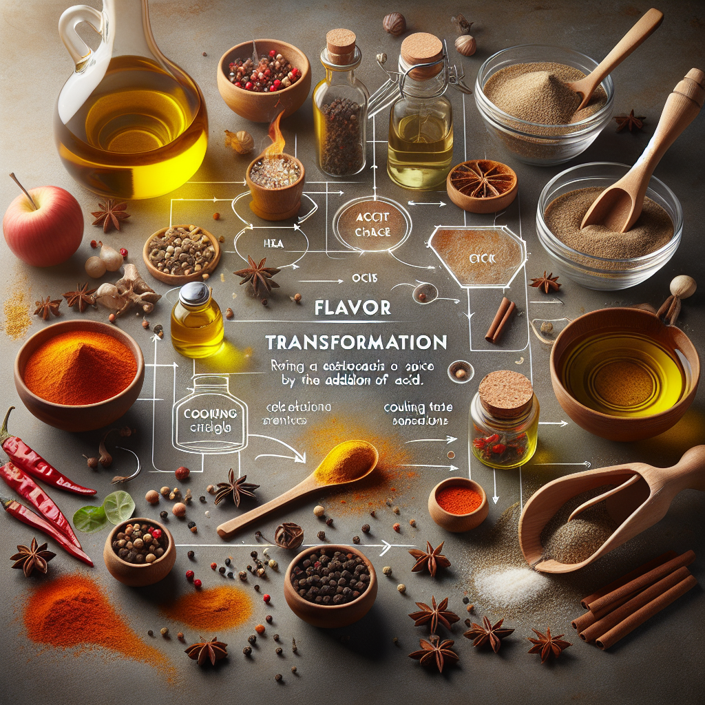 how acid changes spice taste
